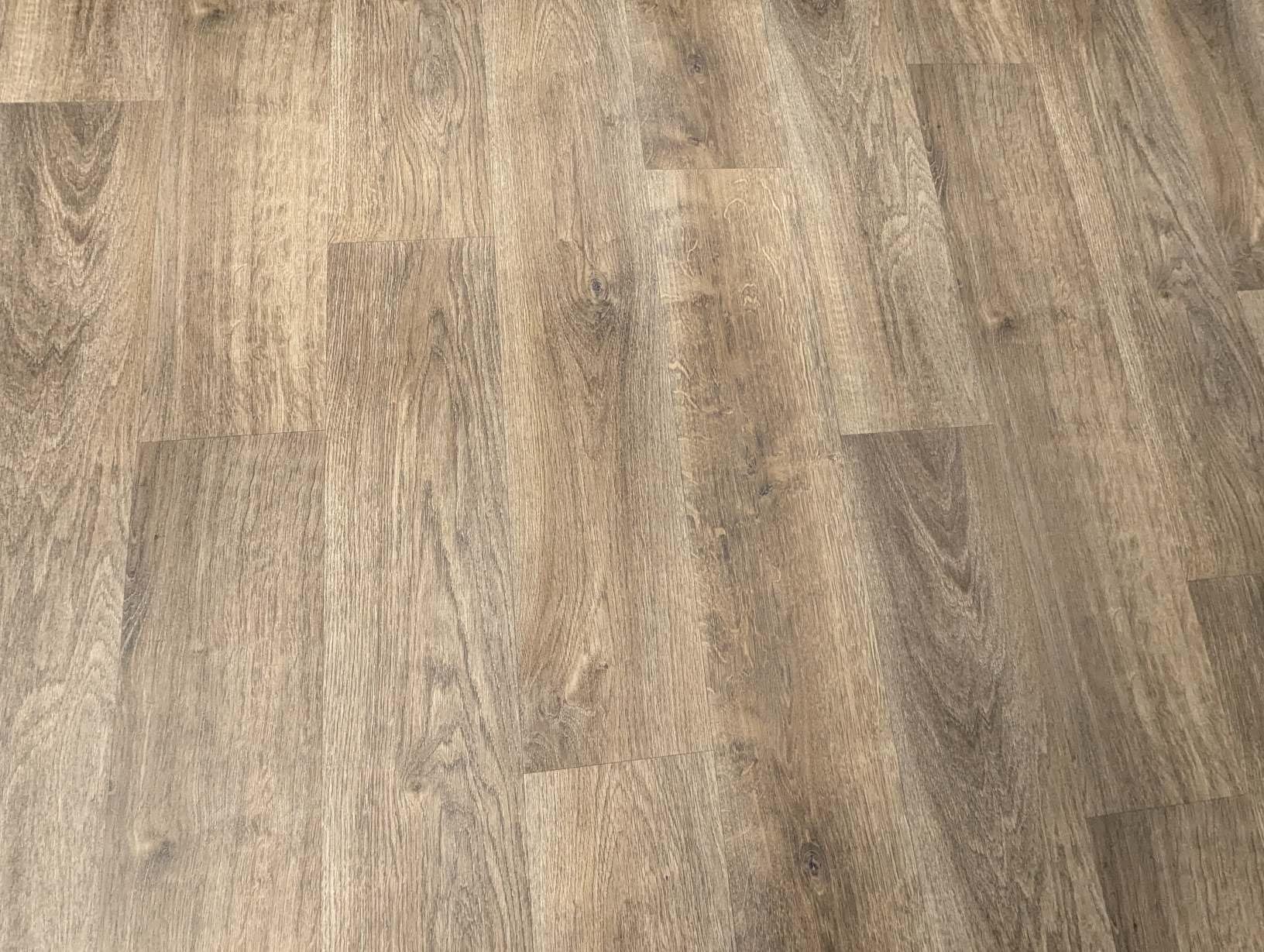 PVC Bodenbelag Vinylboden mit natürlicher Holz Struktur, Zuschnitt (2m breit / 3m lang)