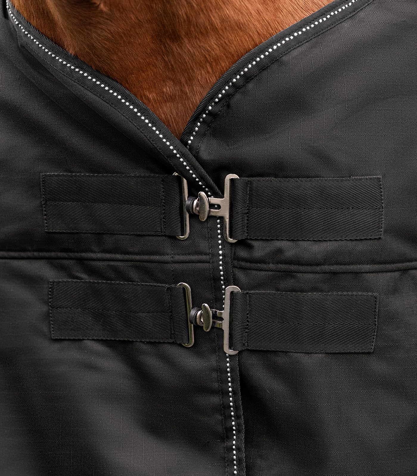 Waldhausen Coperta Nordic, 200 g, colore nero, 135 cm