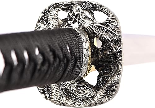 Miniatura 3 de Katana Hand-Forged 1095 High-Carbon Steel Katana, Full-Tang, Razor-Sharp. Gift for Men, Collectors & Martial Arts.