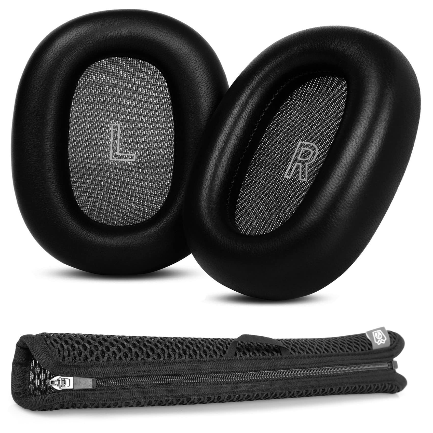 H95 Cuscinetti auricolari di ricambio compatibili con Bang & Olufsen Beoplay H95 Cuffie Beoplay H95 Imbottitura in pelle di pecora (nero)