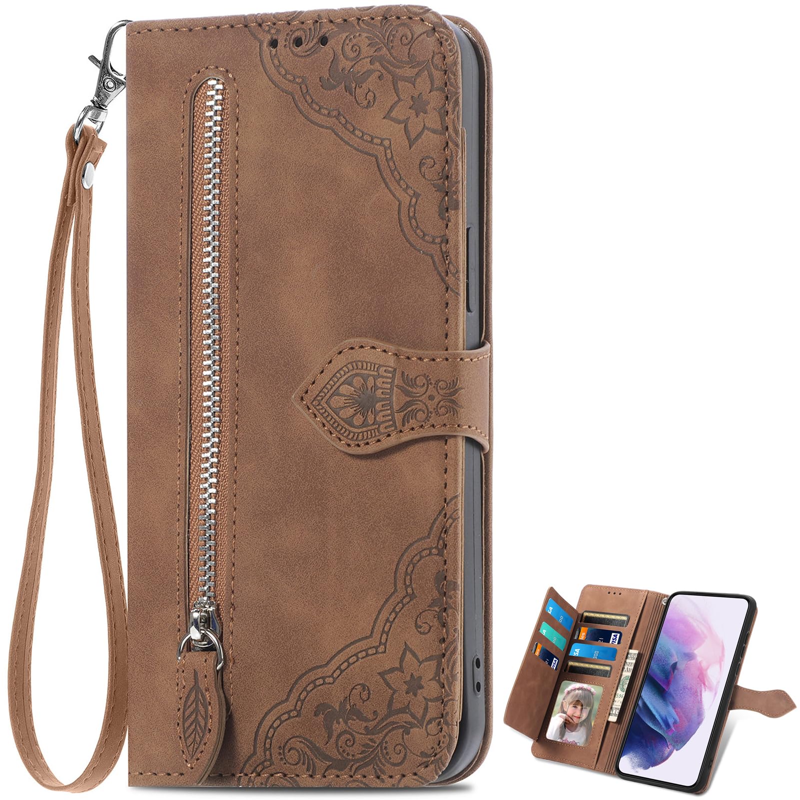 EasyShow Mobile Phone Case for Honor X6b Wallet Case, Honor X6b Wallet Magnetic Closure and Flip Stand Case