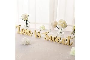 Love is Sweet Table Decor Hollow Love Sign | Wooden Love is...