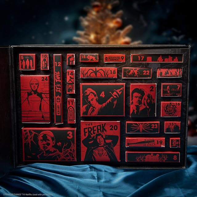 Foto 4 de 8 de Cinereplicas - Stranger Things Calendario de Adviento Deluxe 2024 - Licencia Oficial