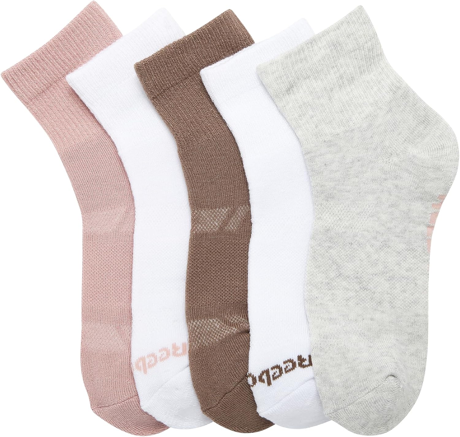 Reebok Womens Quarter Socks - 5 Pack Athletic Performance Cushioned Running Workout Ankle Socks for Women (Sizes: 4-10) - Image 3