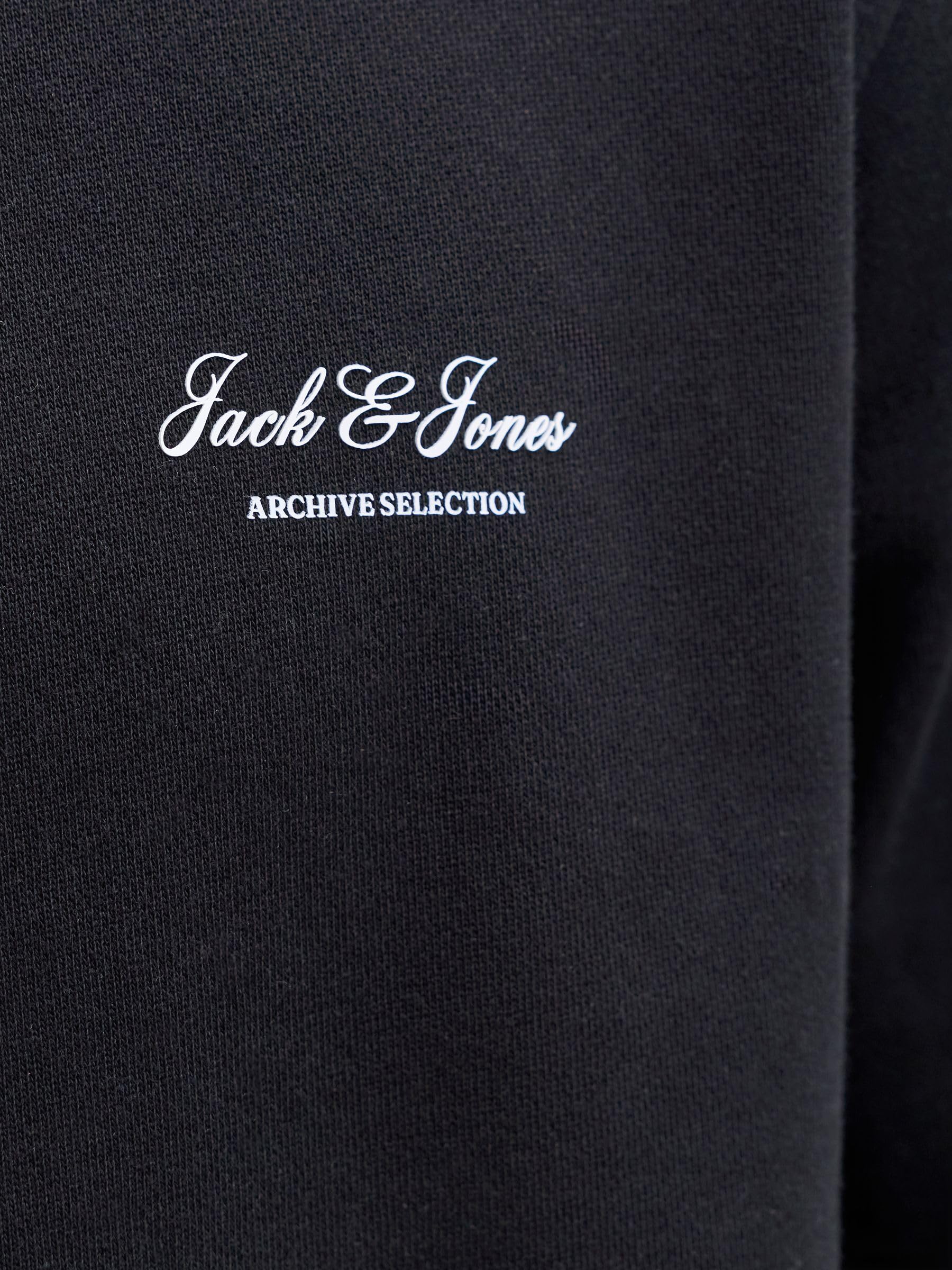 JACK & JONES Jjearchive Graphic Sweat Crew Neck Noos Hombre Pack de 1