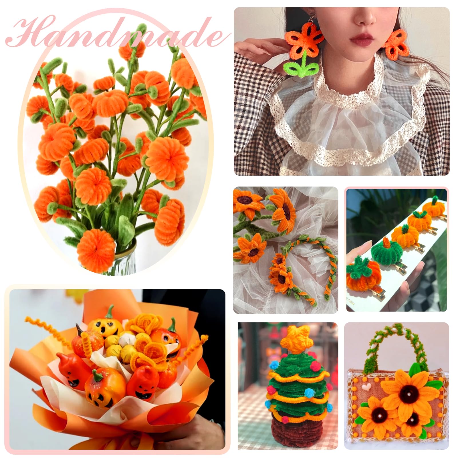 100 Scovolini In Ciniglia Rossa - 6mm X 30 Cm Per Lavoretti E Pulizie - Foto 11