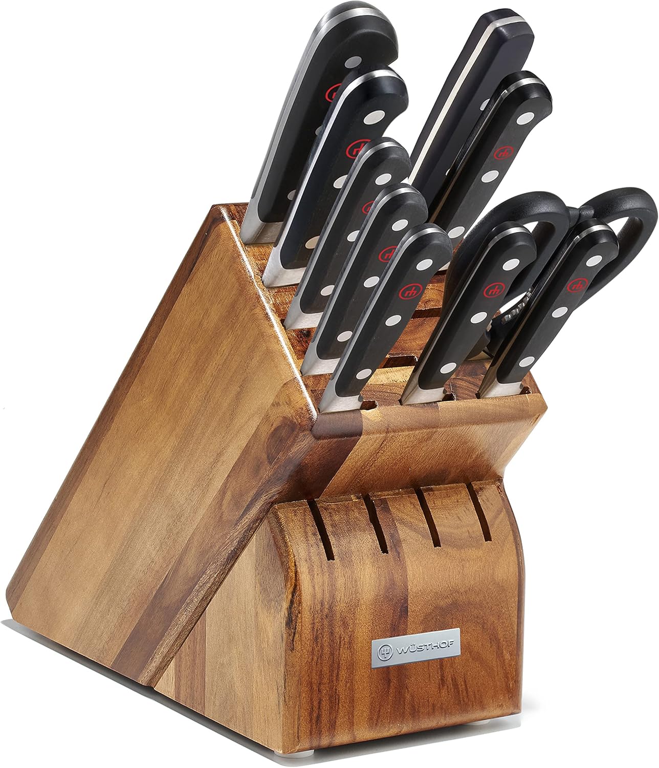 Wüsthof Classic 11-Piece Knife Block Set, Acacia - Thumbnail 4