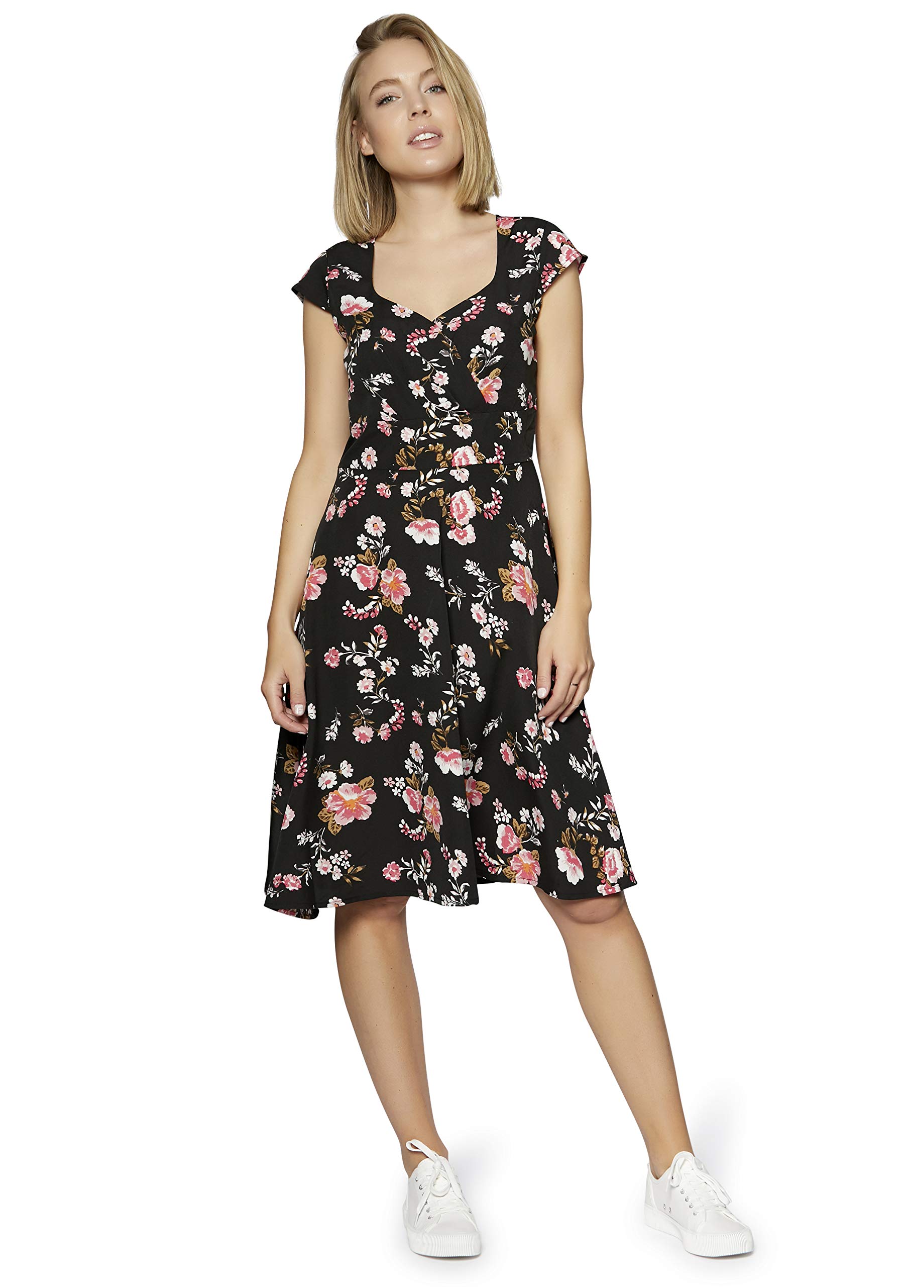 Octopus Leichtes Damen Sommerkleid Kurzarm in angesagten Farben (K5) f5489