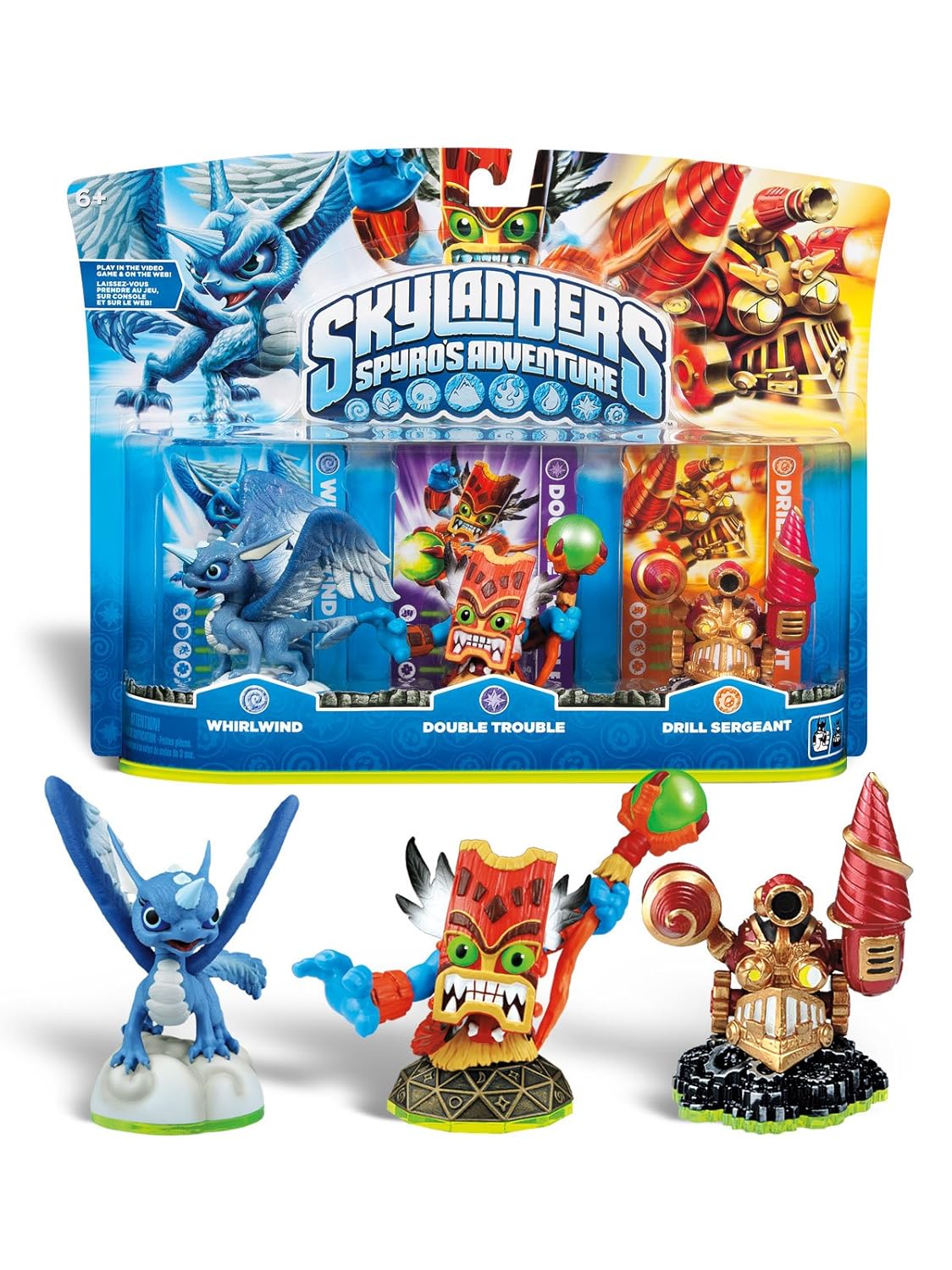 Skylanders Spyro's Adventure Triple Character Pack (Wrecking Ball, Stealth Elf, Sonic Boom) : Video Games