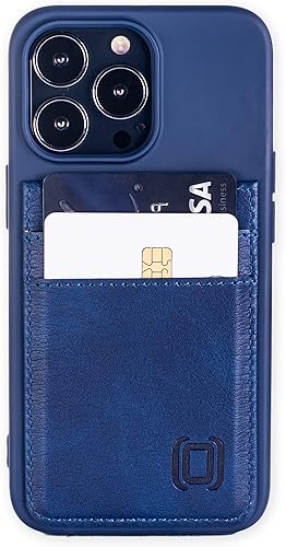 Miniatura 6 de Dockem Funda tipo cartera para iPhone 13 Pro con carcasa de silicona líquida, placa de metal integrada para montaje magnético y 2 bolsillos para