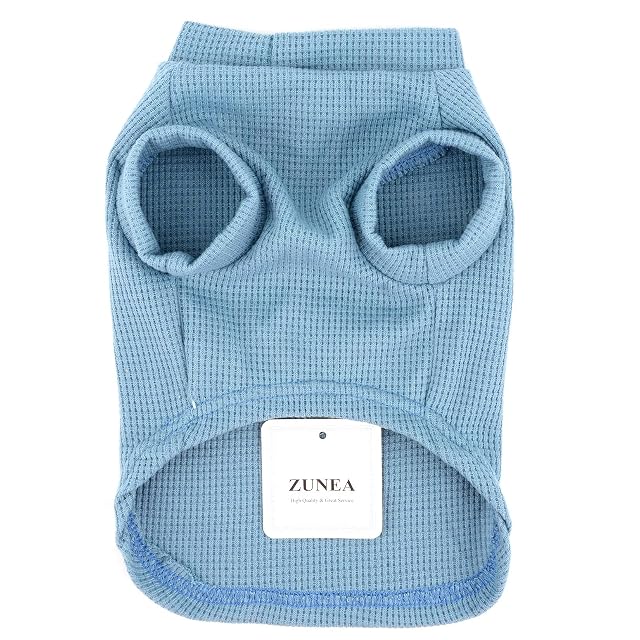 Foto 4 de 8 de Zunea Camisas para Perros Pequeños Verano Chaleco de Algodón Suave Ropa para Cachorro Camiseta sin Mangas…