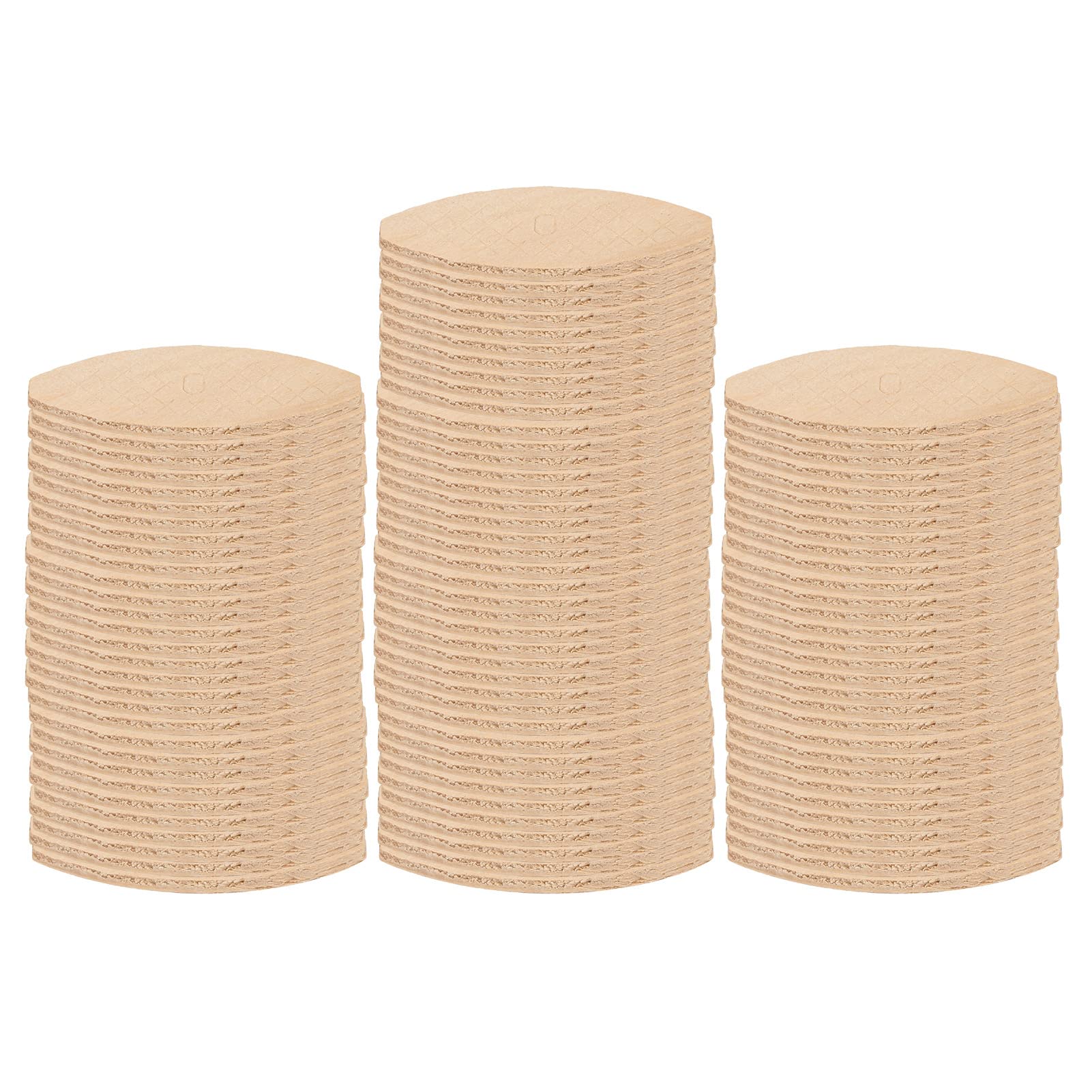 AMONIDA Galletas para Unir Madera Haya de Resistencia Superior 0# 10# 20# para Artesanos Entusiastas de la Carpintería 100 Piezas (0#)