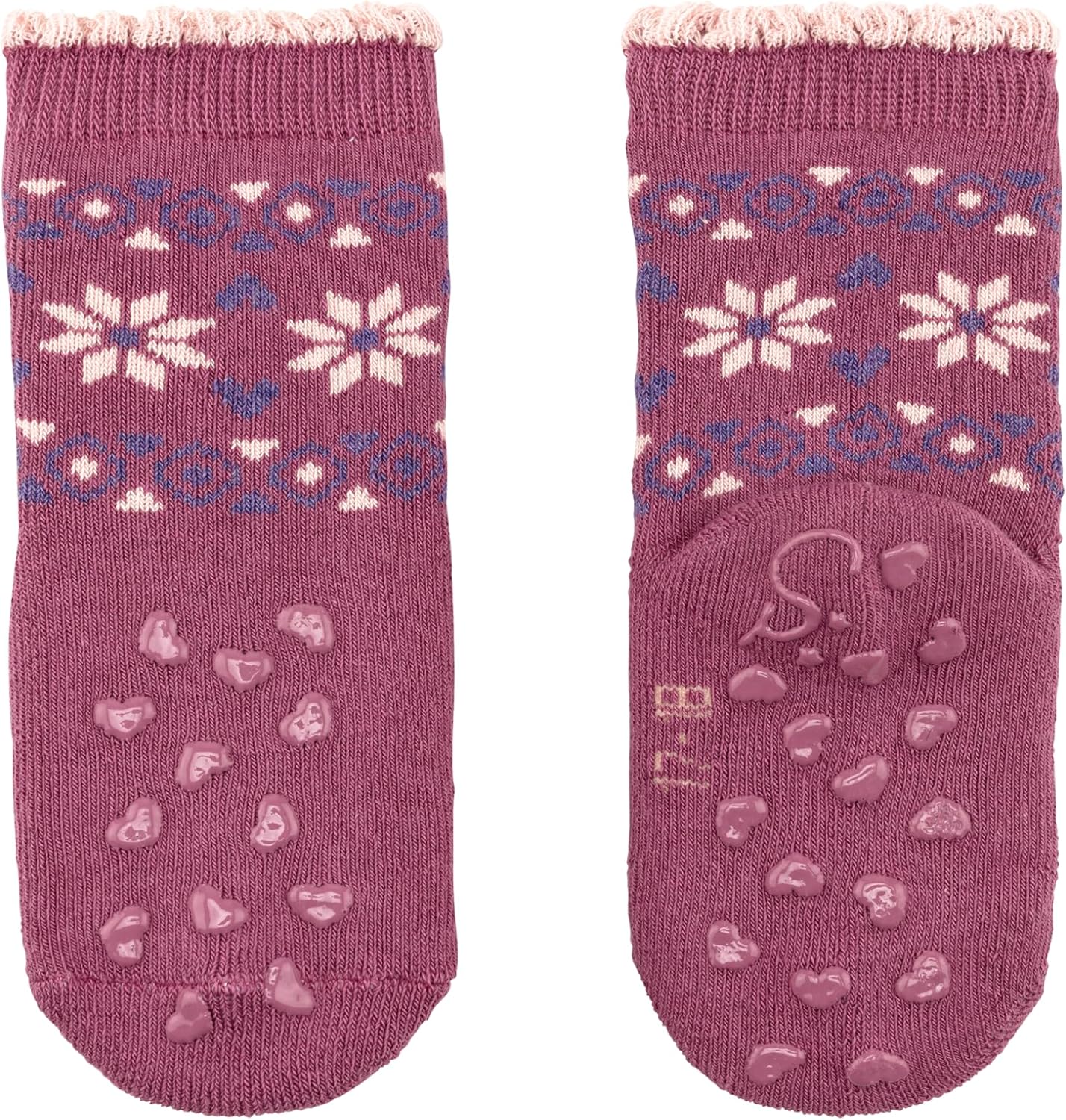 Sterntaler Abs Crawling Socks Dp Crawler Girls ABS Crawling Socks DP Caterpillar