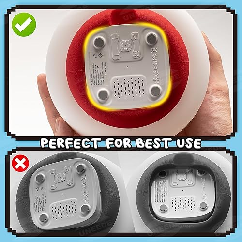 Miniatura 9 de UNEEDE Lámpara de hongos para niños, 13 efectos de sonido, luz nocturna para niños, decoración de hongos blanda con temporizador, regalo de
