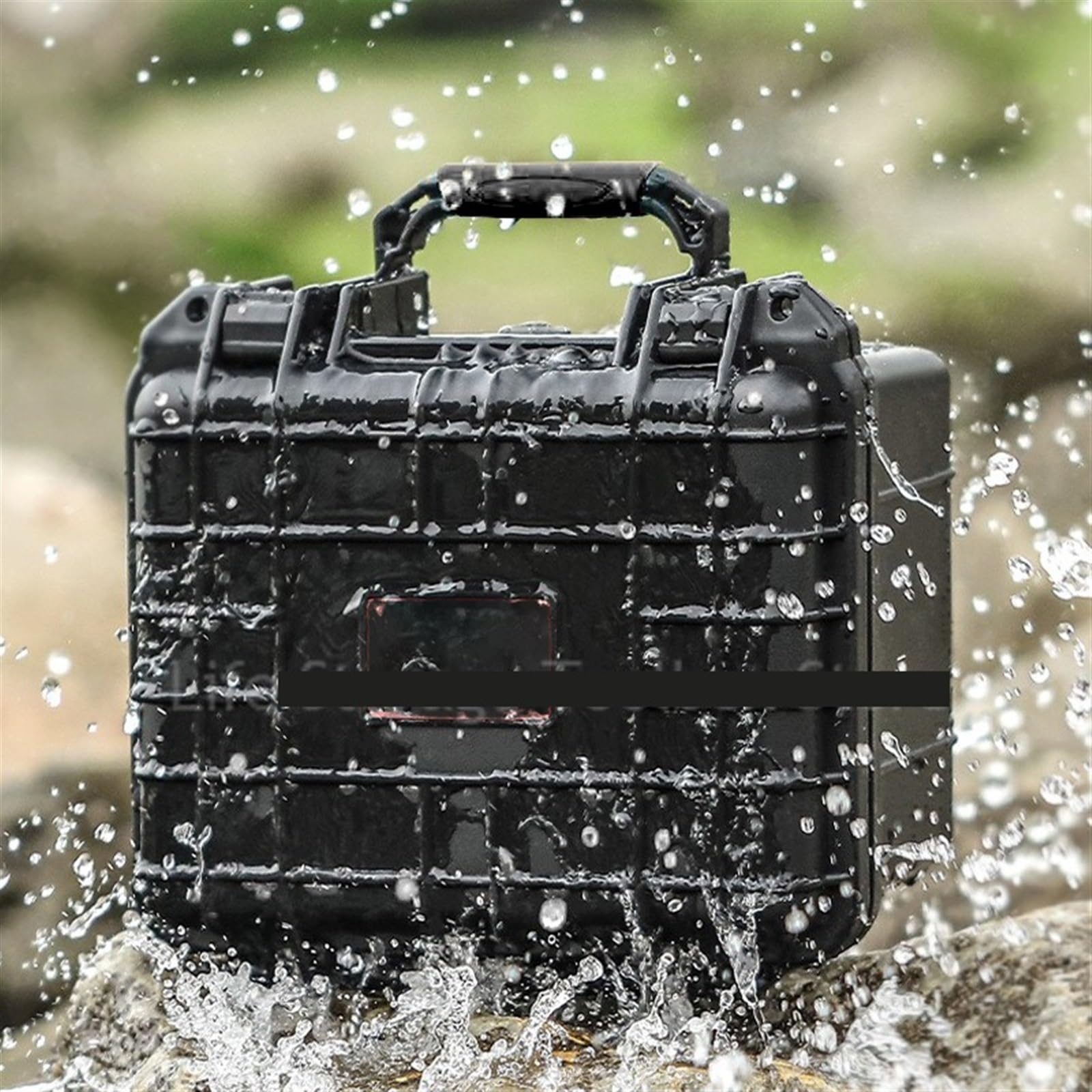 Professionelle Werkzeug-Flightcase Wasserdichter Hartschalenkoffer Werkzeugkoffer mit vorgeschnittener Aufbewahrungsbox aus Schwamm Sicherheitsschutz Organizer Hardware-Werkzeugkasten(250x205x74mm)