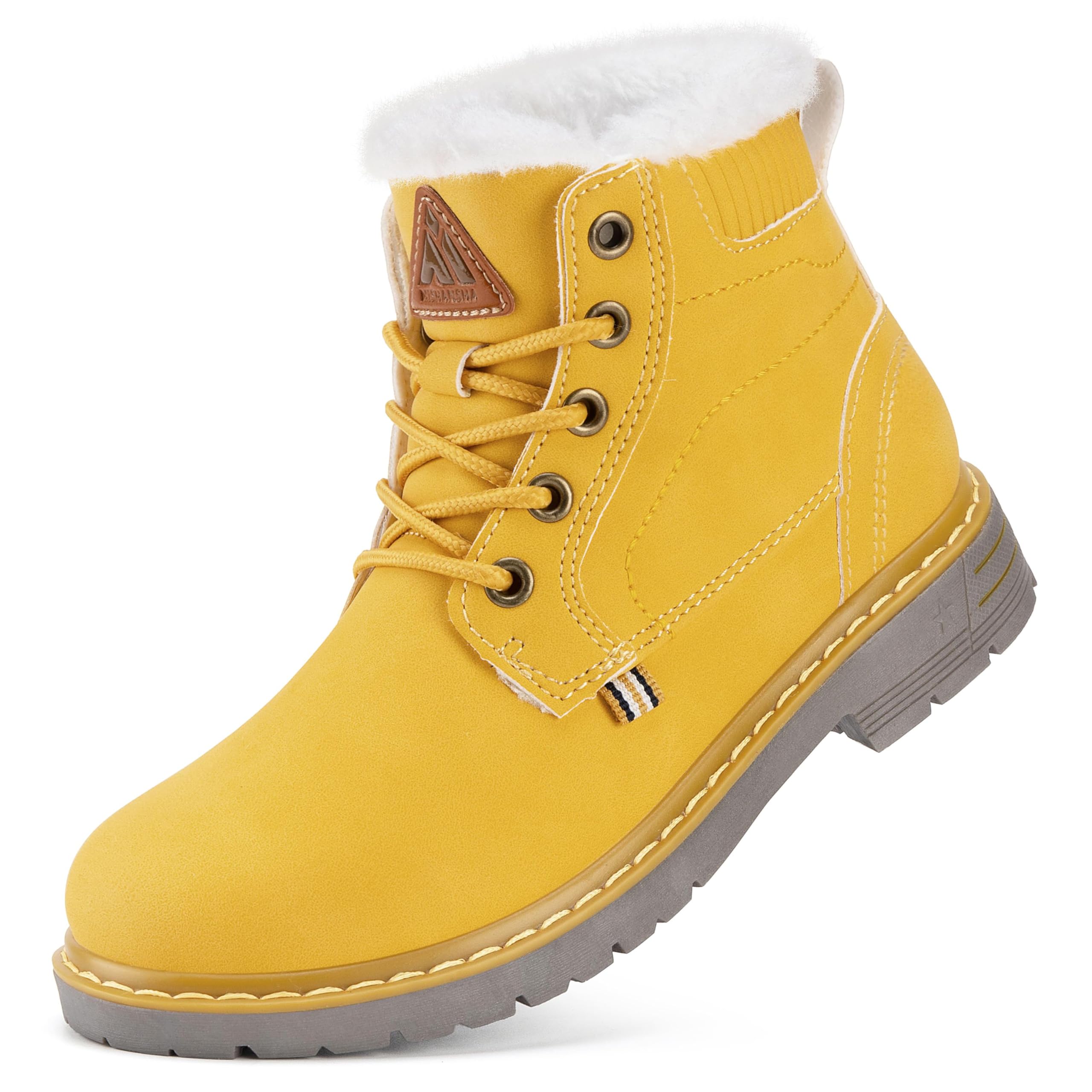 Mishansha Bambino Stivali da Neve Ragazzo Ragazza Inverno Antiscivolo Caldo Scarpe Unisex, GR.24-36