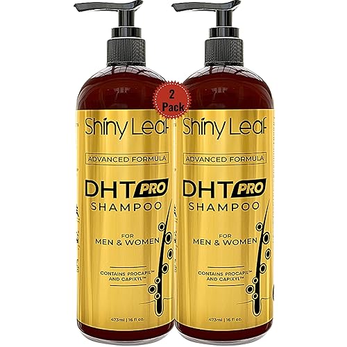 Vista 10 de DHT Pro Shampoo Fórmula avanzada con Procapil y Capixyl, bloqueadores de DHT y extractos naturales, champú antiadelgazamiento para hombres