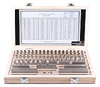 Vista 10 de Accusize Industrial Tools Juego de bloques de calibre métrico de 87 piezas, grado 2, estándar alemán DIN861 con certificado MFG, 0087-2160