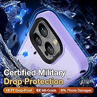 Vista 574 de Yriklso Strong Magnetic Case for iPhone 11 [Compatibilty with MagSafe] Protective Shockproof Cover Phone Case for iPhone 11 6.1" Frosted Purple