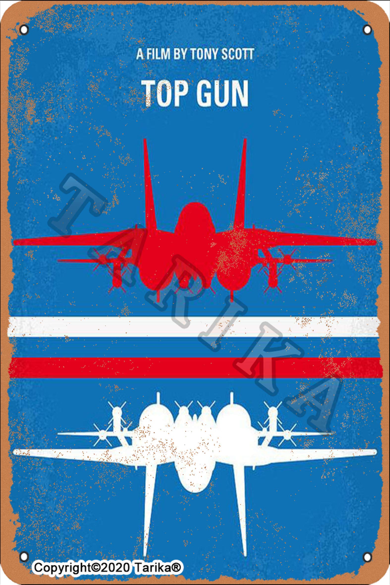 Bigyak A Film My Tony Scott Top Gun Vintage Look 20X30 Cm Iron Decoration Art Sign For Home Kitchen Bathroom Farm Garden Garage Inspirational Quotes Wall Decor