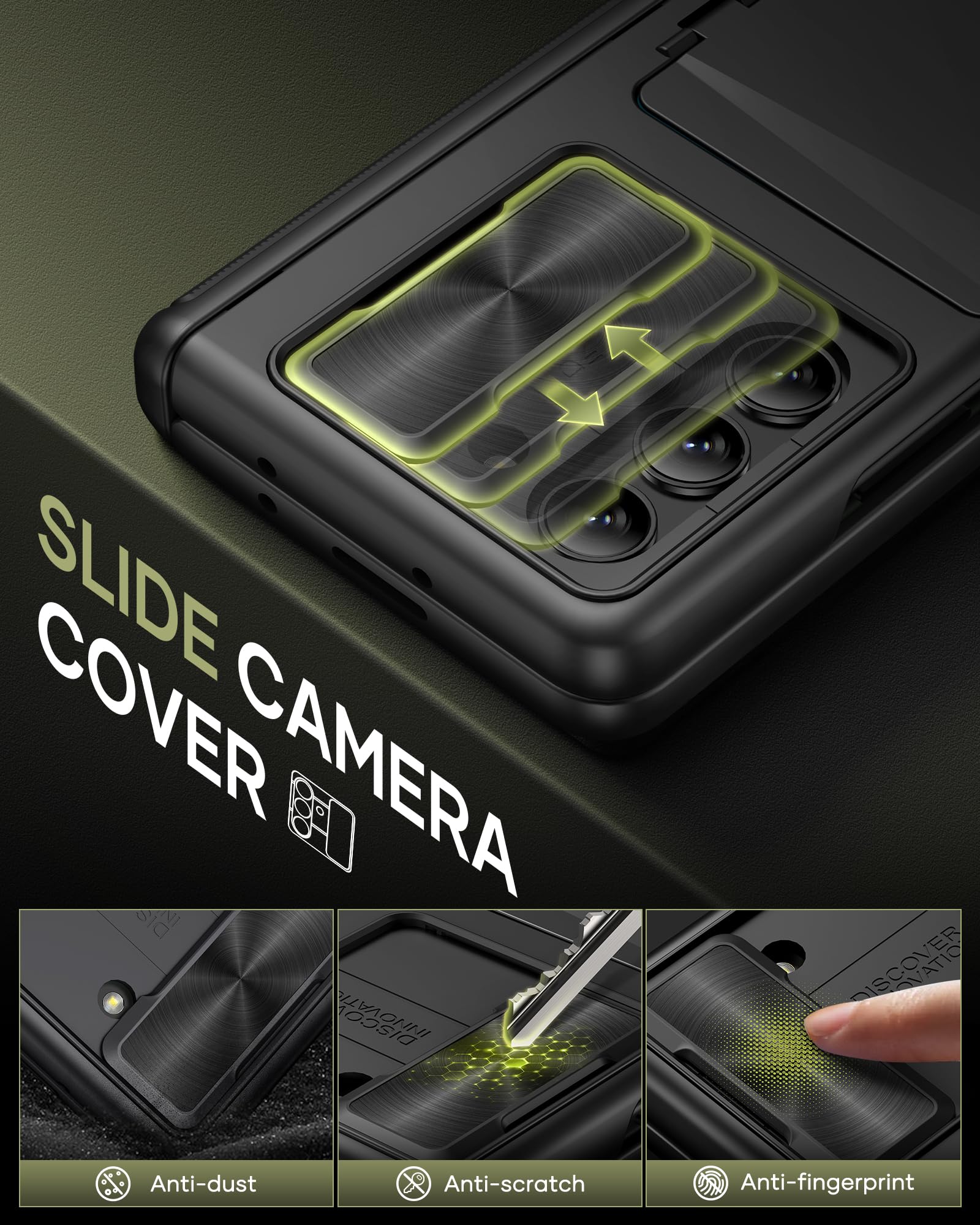 Amazon.co.jp: SIXBOX Samsung Galaxy Z Fold 5用ケース カード