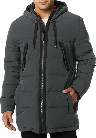 Andrew Marc Mens Legacy Holden Hooded Parka Jacket