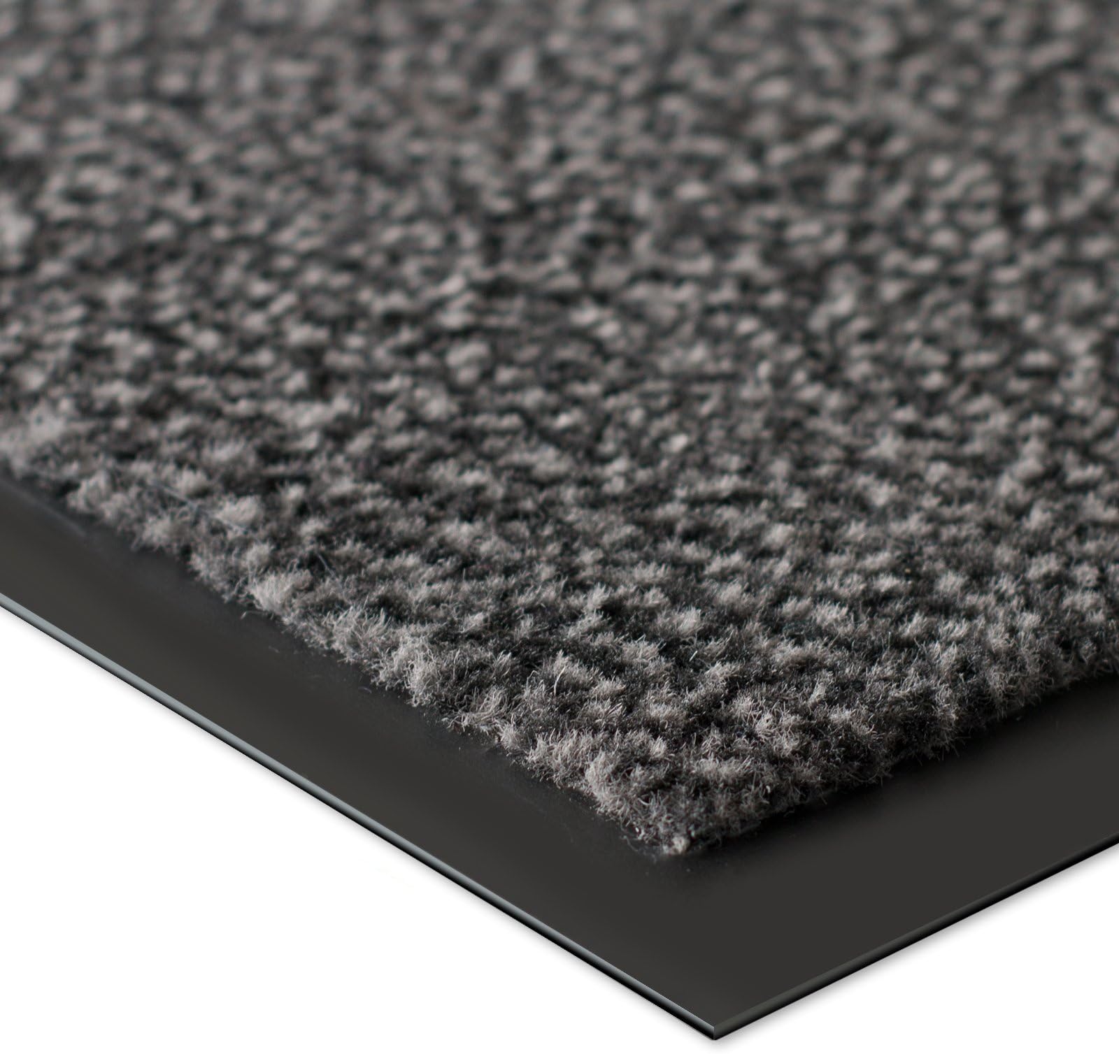 etm Dirt Trapper Door Mat - Barrier Mat | Indoor and Outdoor Mats for Front Door | Super Absorbent & Non-Slip Doormats | Anthracite/Mottled - 200x200cm