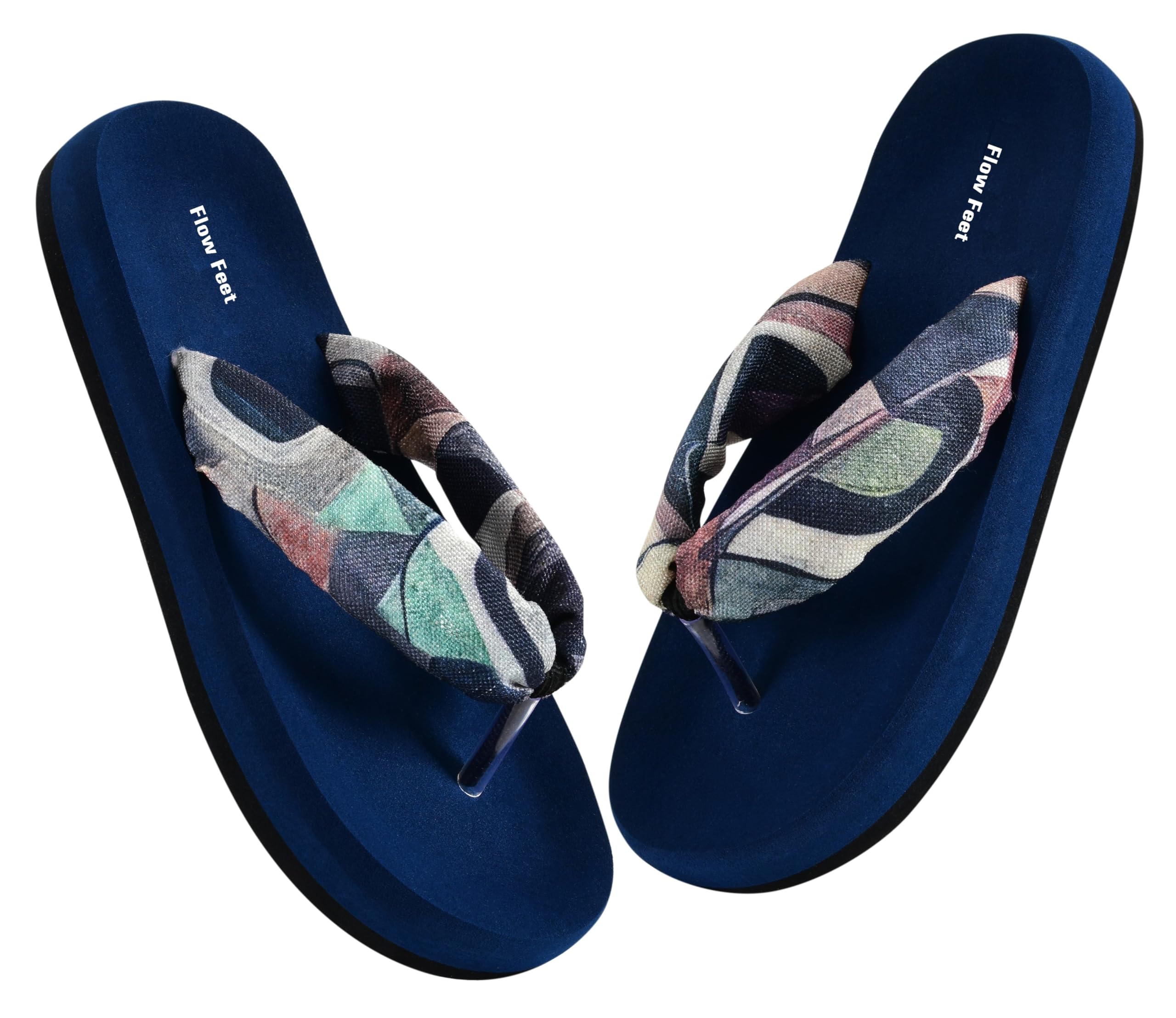 flow feet Women Casual Flip Flops with Comfortable Straps Slip On | Lightweight Everyday Footwear for Home, Outdoor & Indoor-picture-25