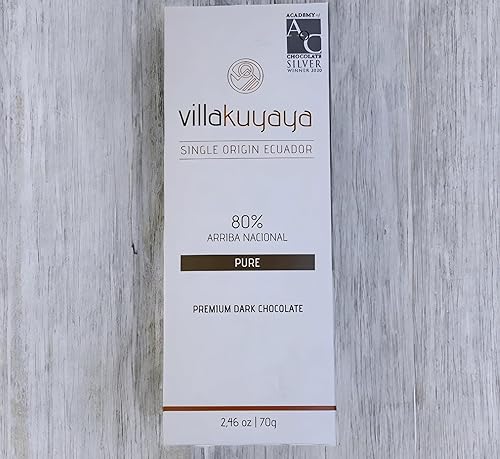 Miniatura 3 de Villakuyaya Chocolate negro premium de origen único 80% puro (ganador del Premio de Plata en los Premios de la Academia de Chocolate 2020, Londres)
