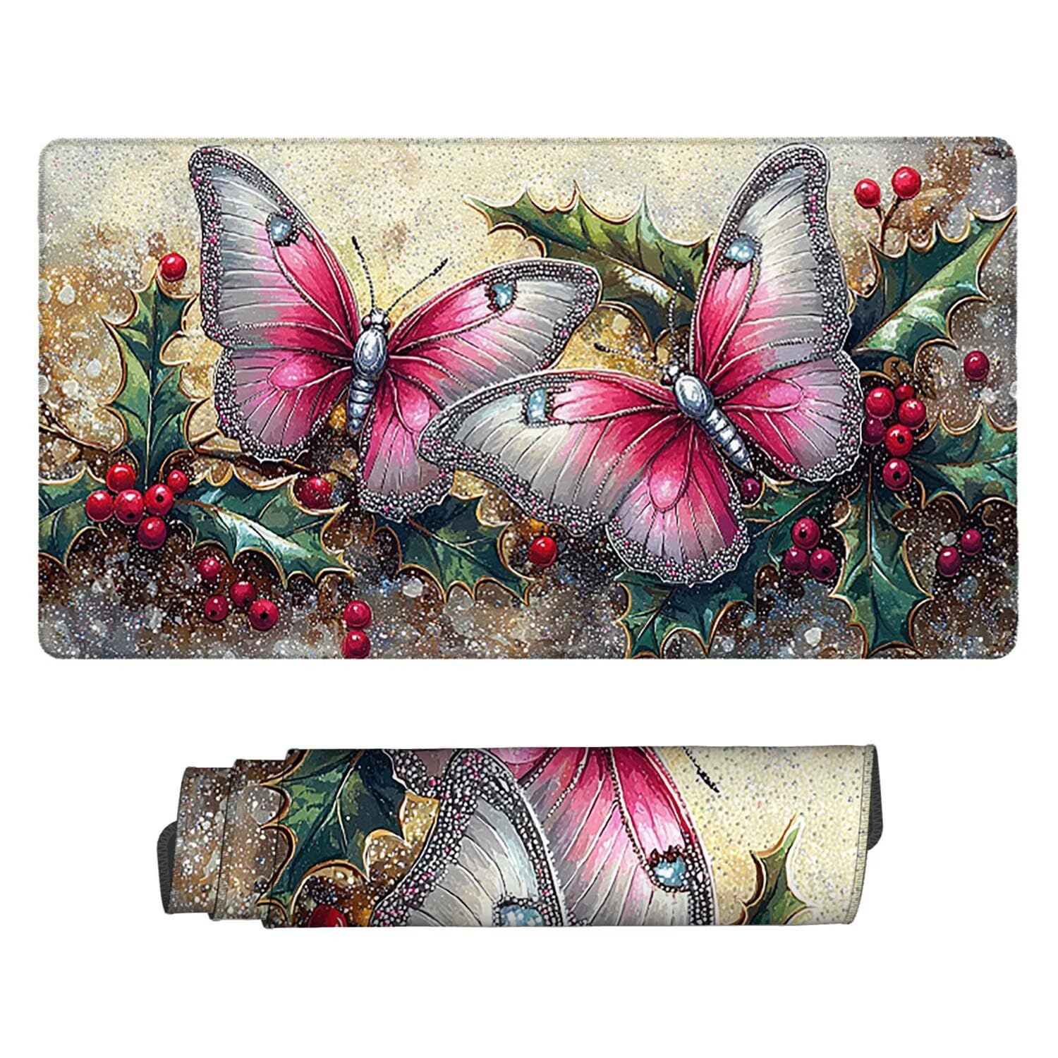 Podkładka pod mysz do gier, 1600 x 800 mm, XXL, duża gamingowa podkładka pod mysz, wodoodporna podkładka pod mysz, długa podkładka na biurko z przeszytymi krawędziami, mata na biurko z gumową podstawą
