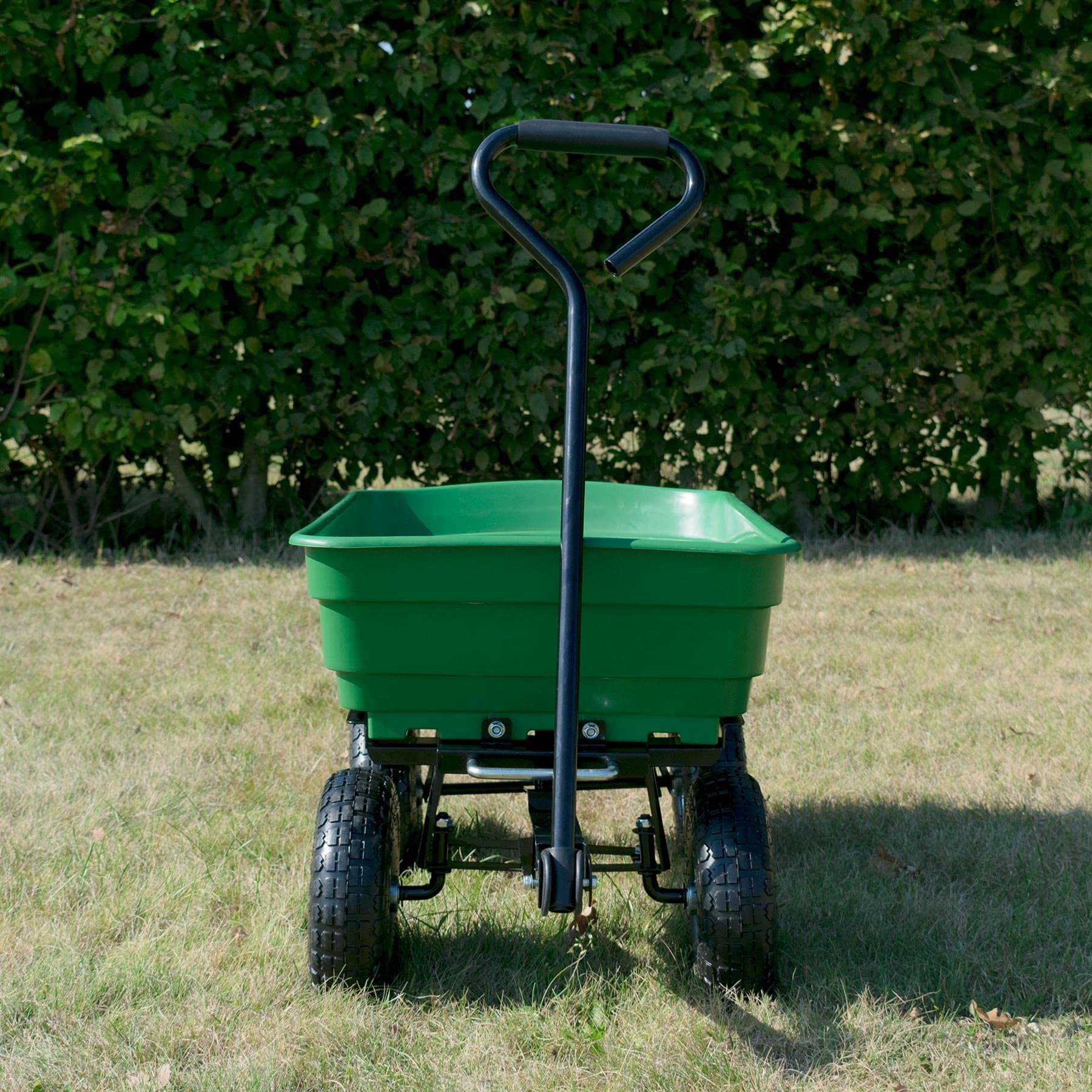 KCT 75 Litre Garden Trolley Tipper Cart with Soft Grip Handle Buy