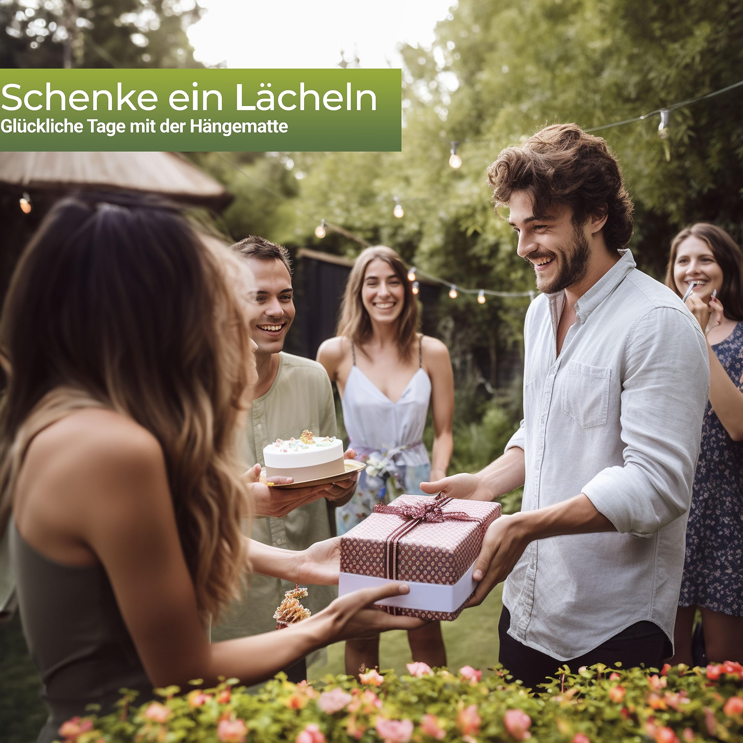 Hängematte Camping- Hängematte 2 Personen, Ultraleichte Outdoor Hängematte, Perfektes Camping Geschenke, Camping Hängematte Outdoor mit 2 Baumgurten + 2 Karabiner