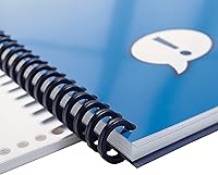 Vista 4 de Swingline GBC 2515662 ProClick Easy Edit Spines, 5/16 pulgadas de diámetro, capacidad de 45 hojas, negro, paquete de 25