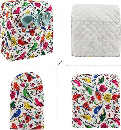 Miniatura 5 de Kitchen Aid - Funda para batidora compatible con 6-8 cuartos de galón de cocinamezclador de pie Hamiltonmodelo de cabezal inclinable y elevador de