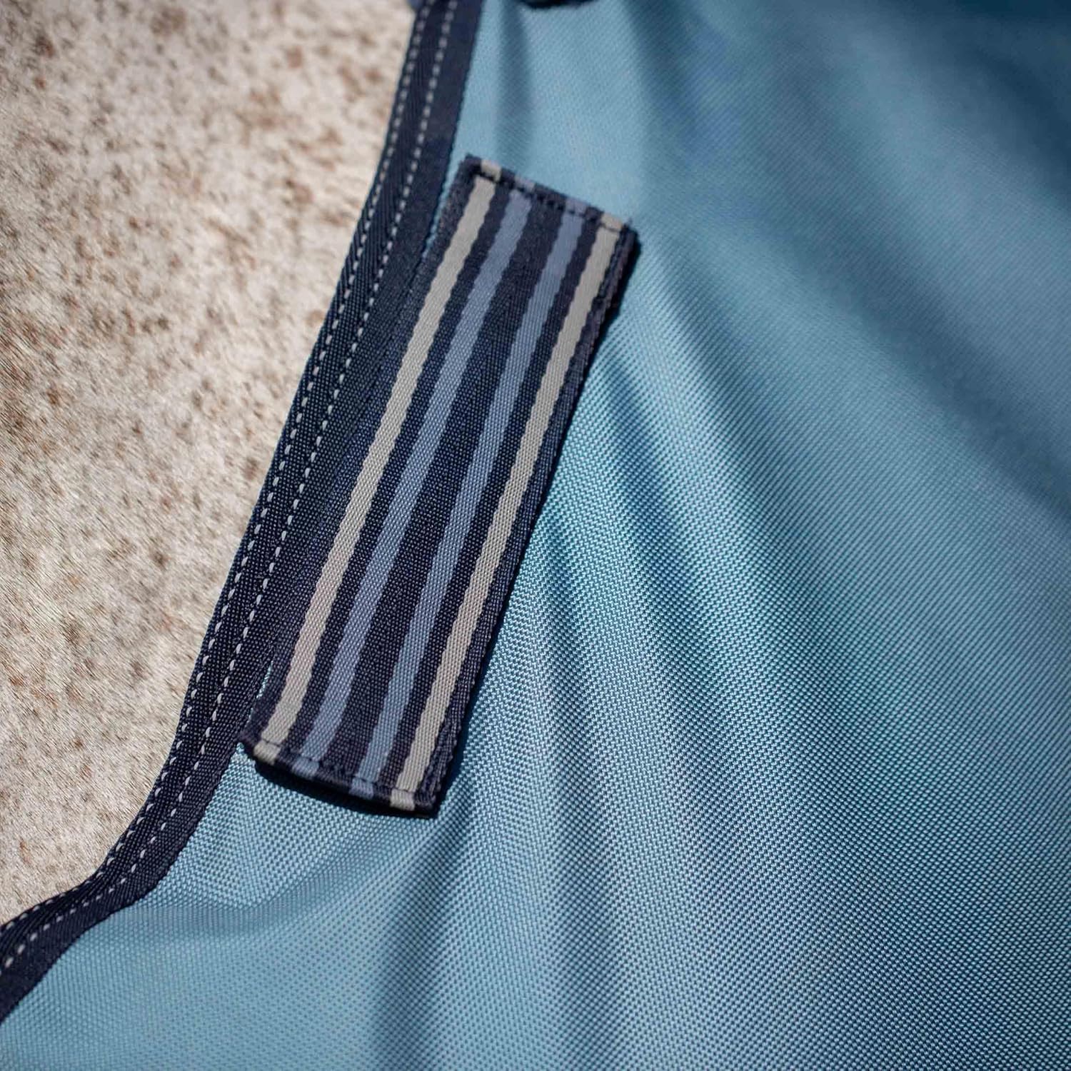 Equinavia Thunder 360 Detachable Neck Turnout Sheet - Bluestone Blue - 81 in