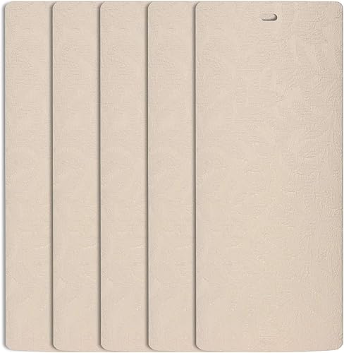 Miniatura 10 de DALIX Rainforest - Listones de textura vertical blanca para ventana, 70.5, paquete de 5 unidades