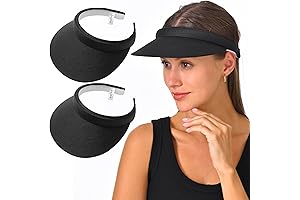 2 Pack Ladies Visors Sun Hat for Outdoor Activities
