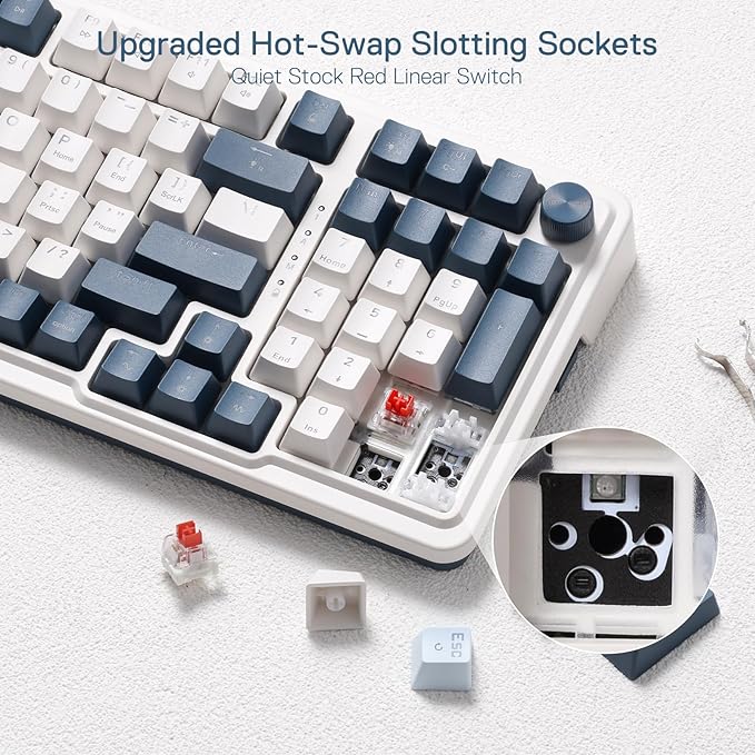 Teclado Gamer Redragon K686 PRO Inalámbrico 98 Teclas miniatura 6