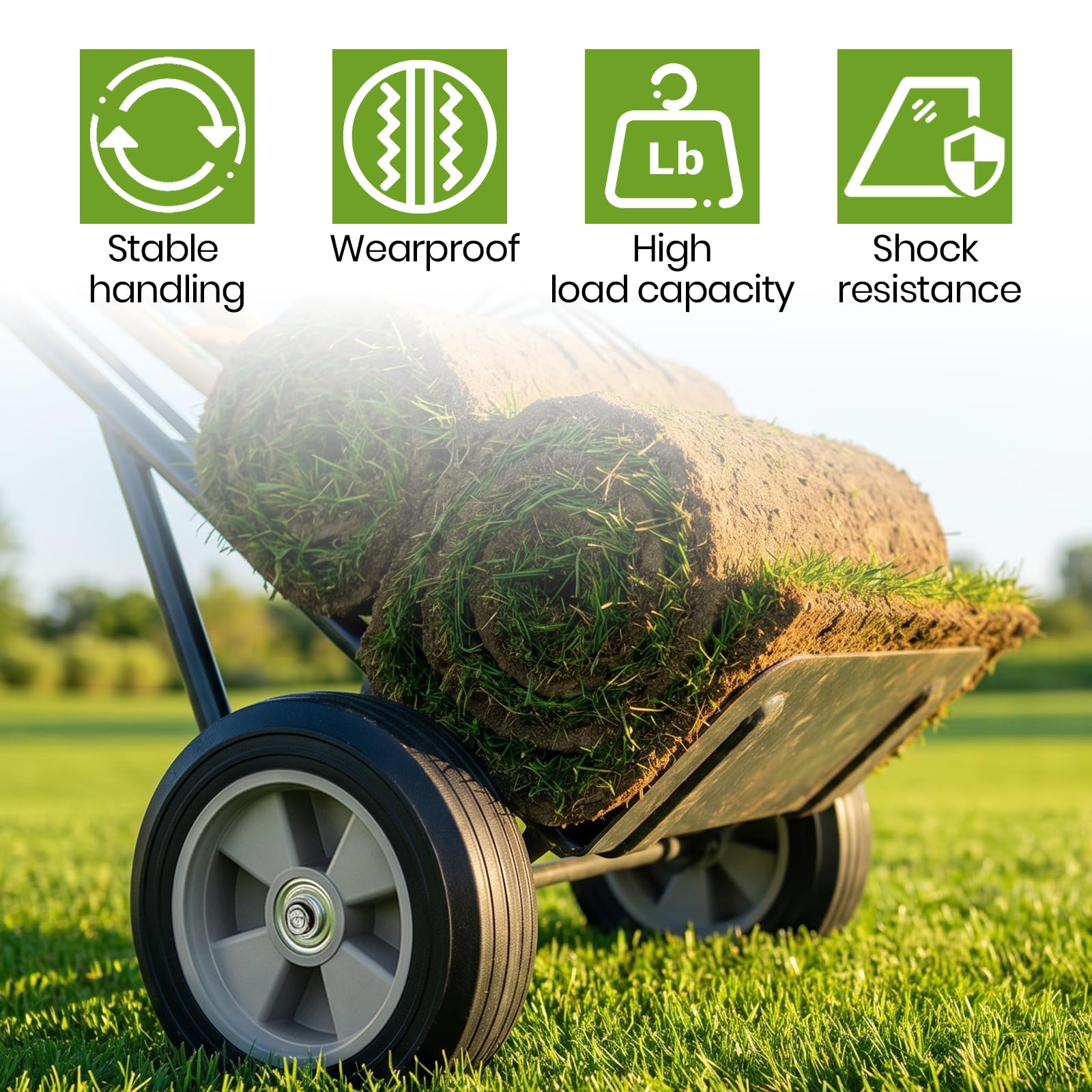 Run-Flat Wheels for Hand Trucks & Dollies - Heavy Duty -5