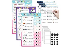 3-in-1 Magnetic Routine Chart for Kids: Empowering Organization and Positive Habits