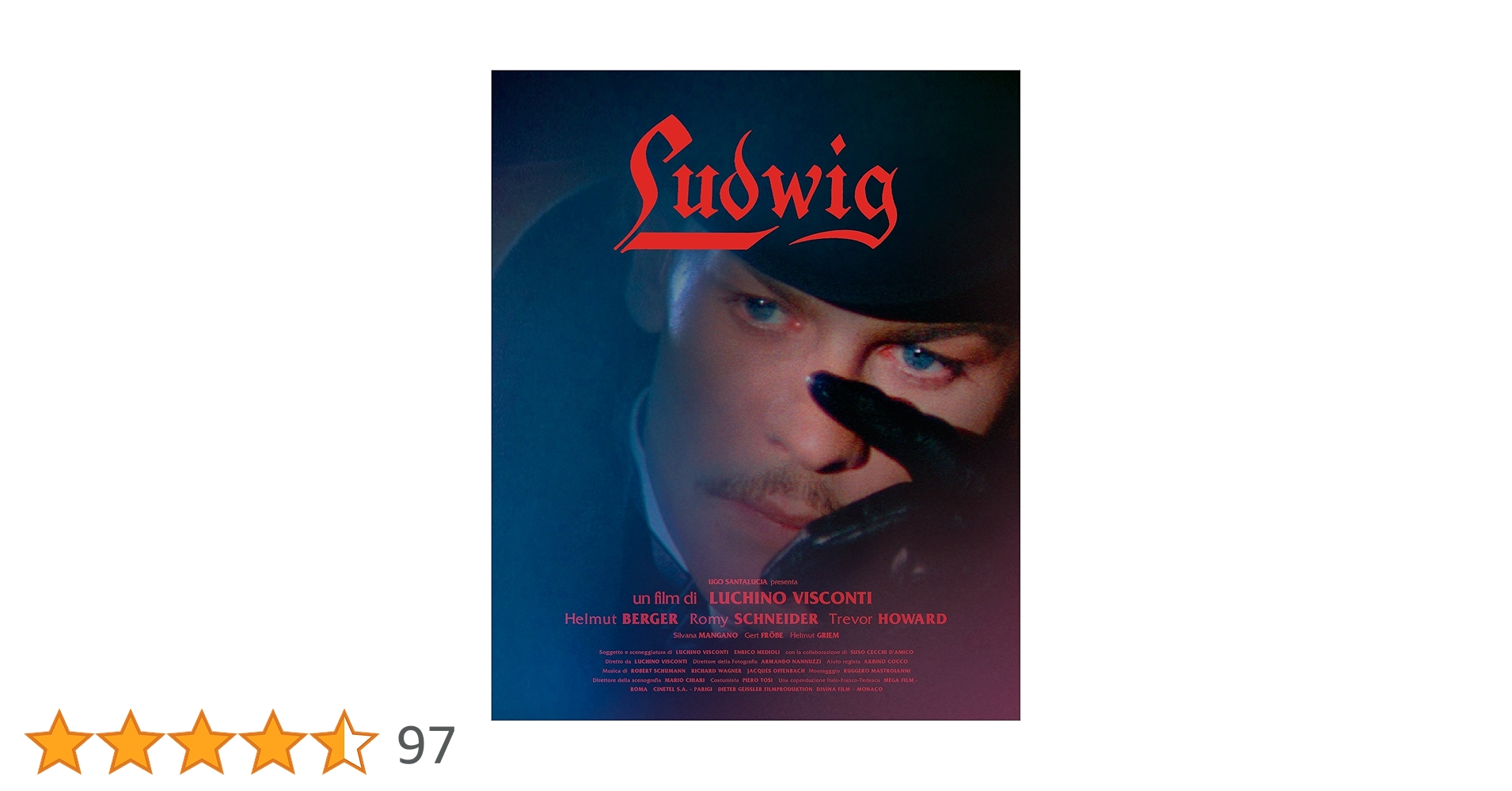 ルートヴィヒ デジタル修復版('72伊/仏/西独) Amazon.co.jp: ルートヴィヒ デジタル修復版 [Blu-ray