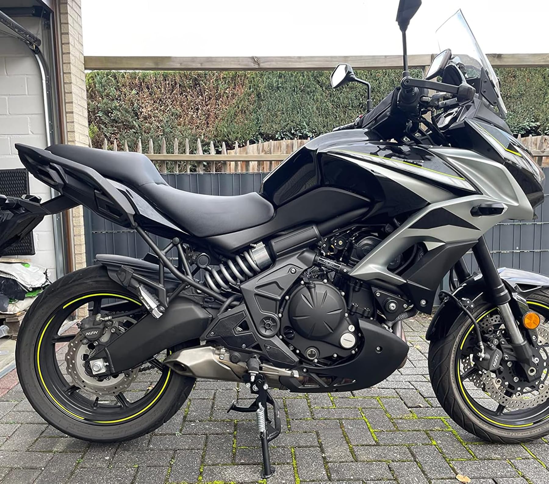 Parafango posteriore per Versys 650 KLE 650 2015-2024 2025 2026 Moto Parafanghi Copriruota, nero