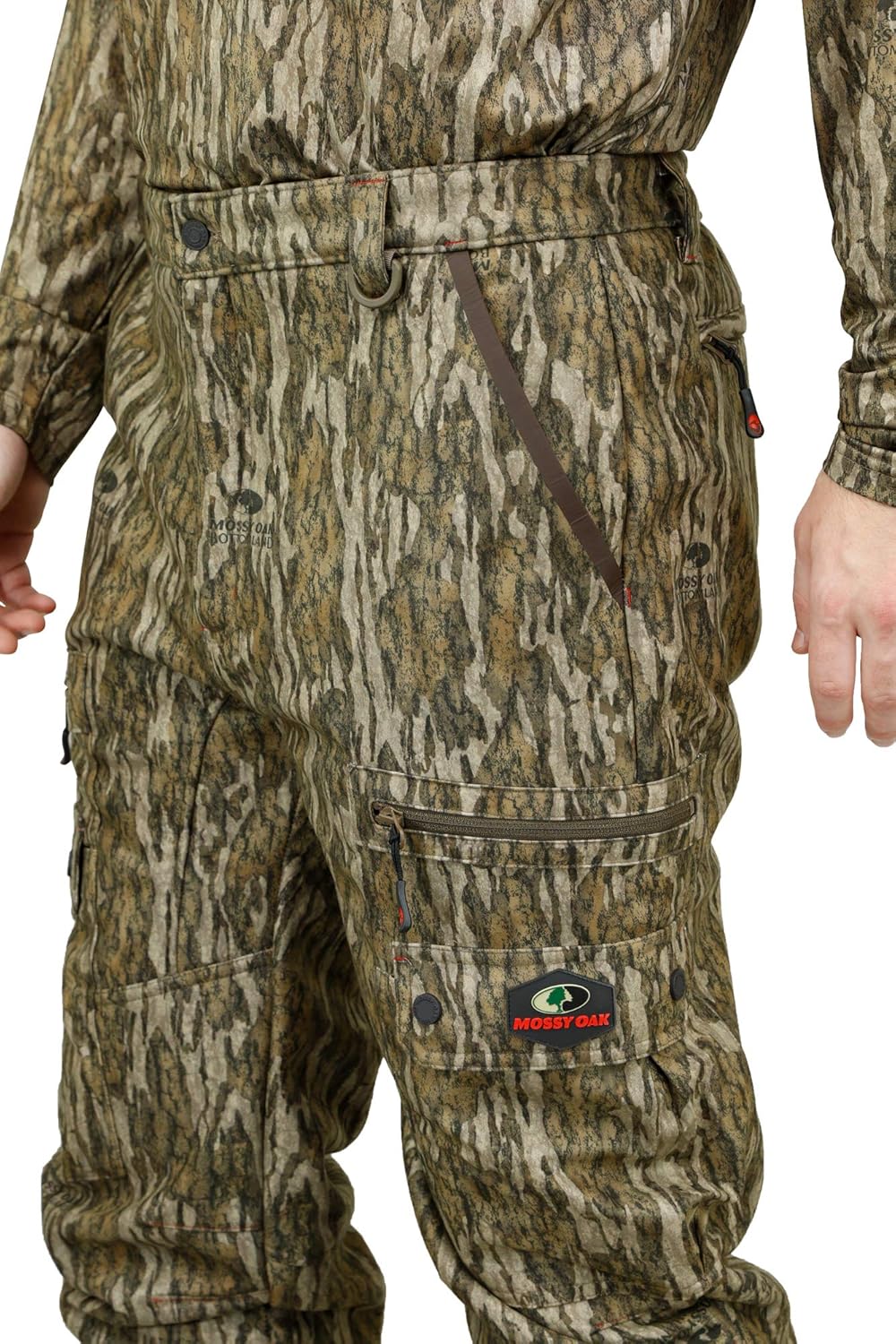 Mossy Oak Sherpa Fleece Lined Camo Hunting Pants for Men - Image 7