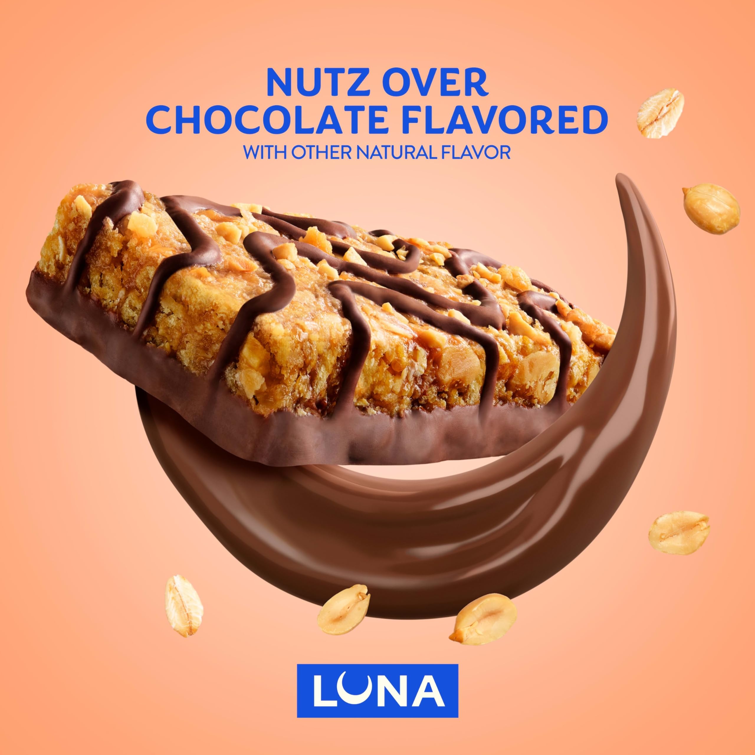 Amazon.com: LUNA Bar - Nutz Over Chocolate Flavor - Gluten-Free