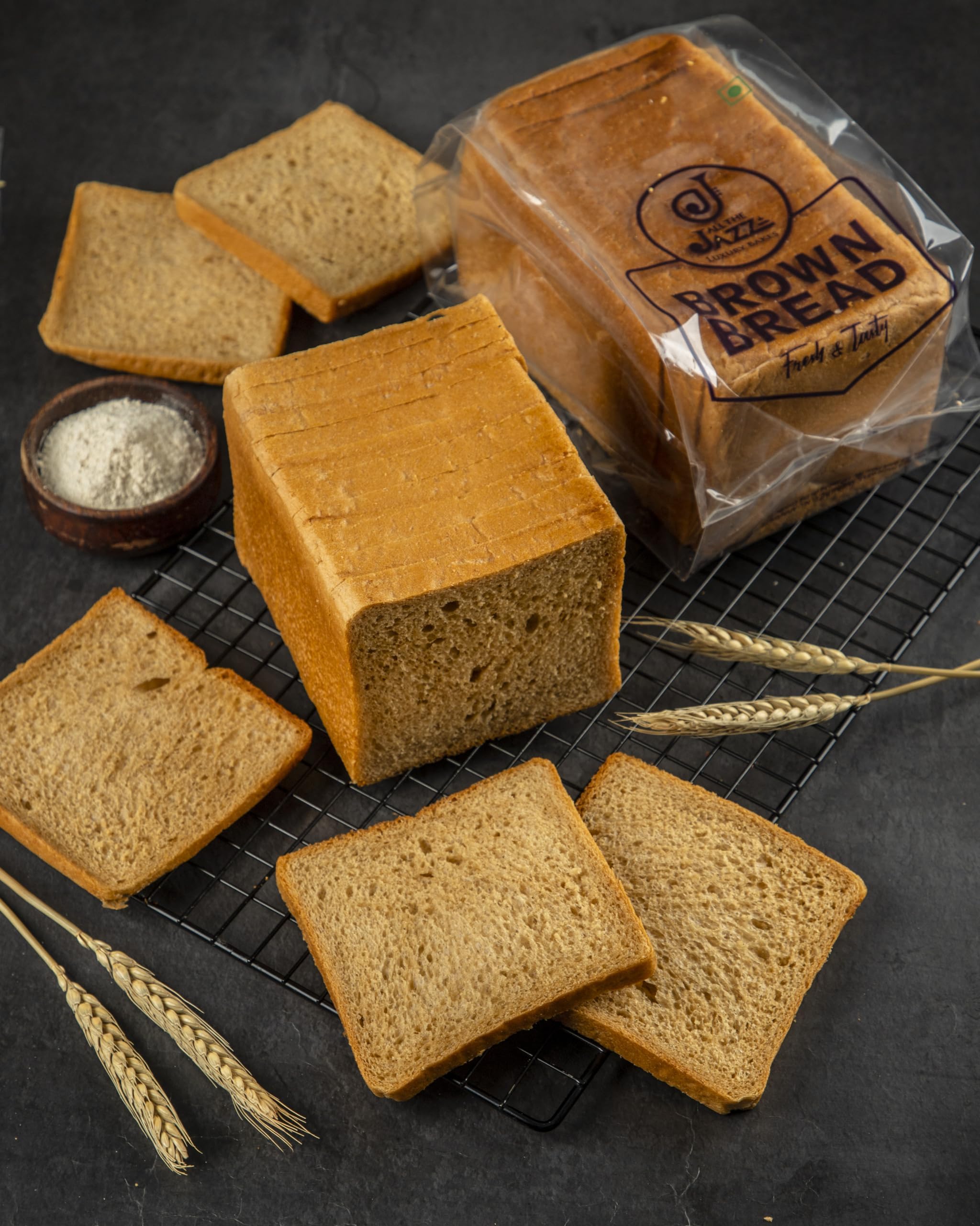 All The Jazz Luxury Bakes Brown Bread for Delicious Sandwich (14 Slices) Less Gluten bread, Perfect for Healthy Breakfast and Lunch - Brown Bread for weight loss (Pack of 1) (B0DFHGGY7V) Amazon Price History, Amazon Price Tracker