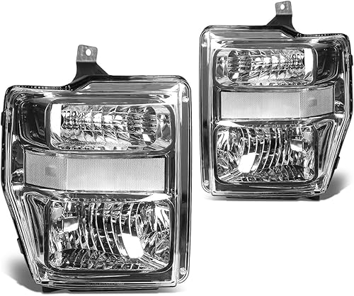 Miniatura 7 de Ensamblado de faros delanteros, para el lado del chofer y del acompañante, por DNA Motoring HL-OH-FSUPER08-CH-AM