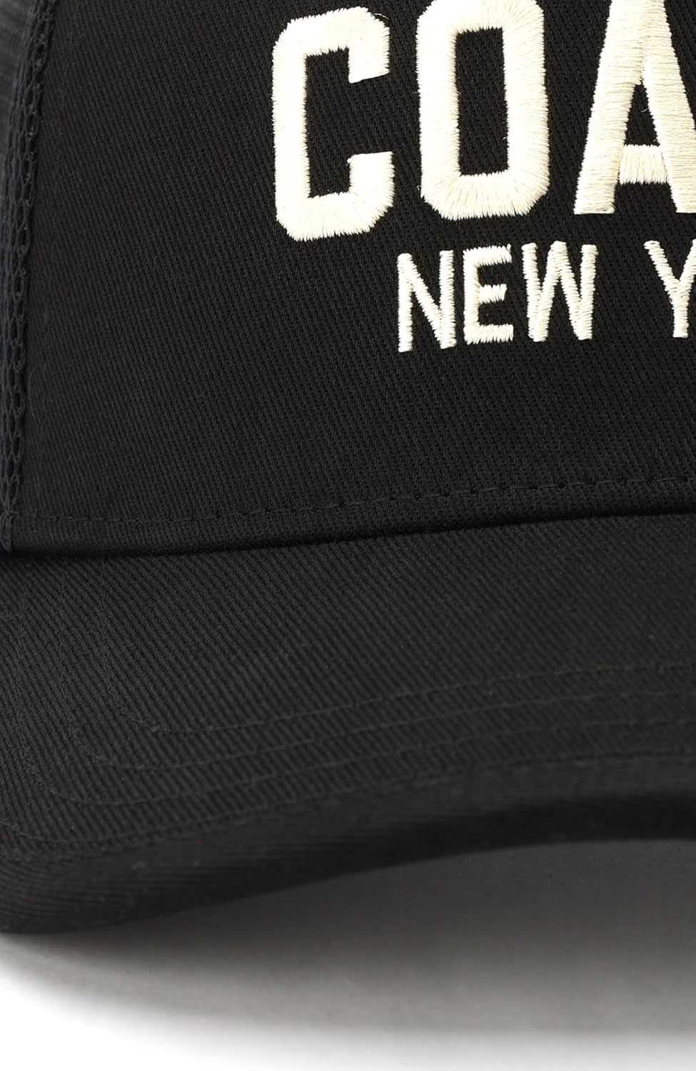 COACH New York Trucker HAT Black