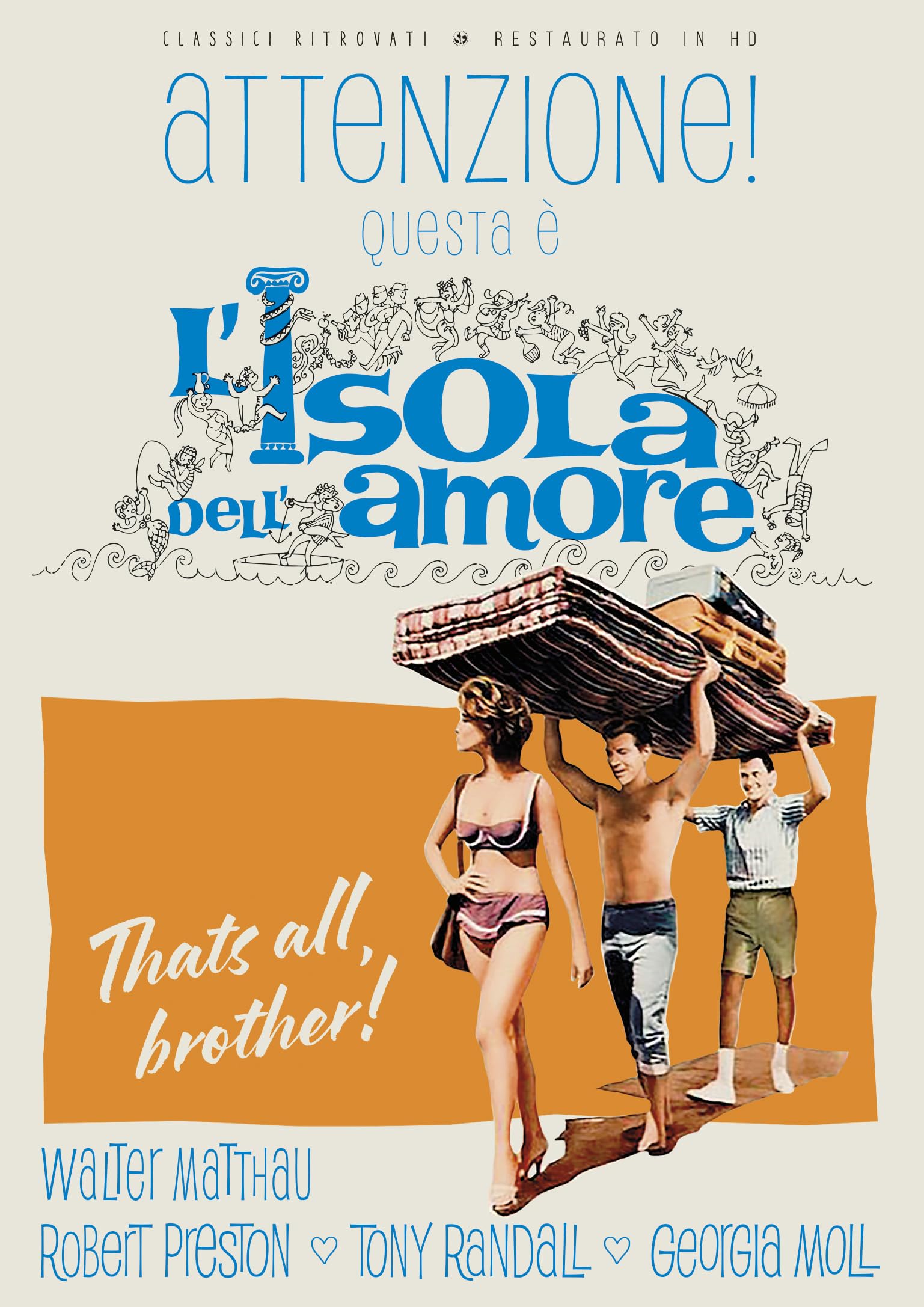 DVD L'Isola dell'Amore película clásica HD restauración digital