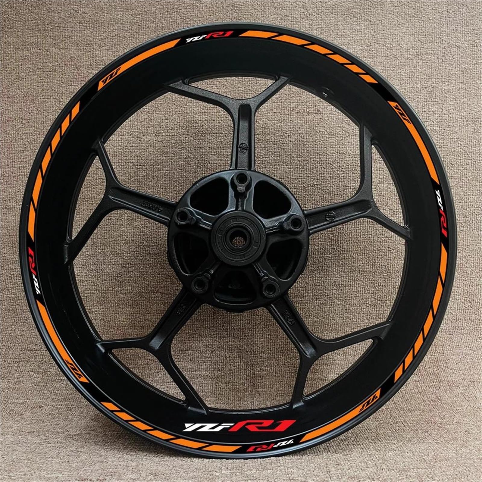 Wheel Stickers Motorcycle Wheel Stickers Rim Reflective Decal for YZFR1 YZF R1 YZF-R1 Stripe Decals Hub Sticker Rim Reflective Decal