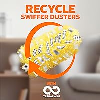 Vista 11 de Kit de plumero Swiffer con mango súper extensible de 6 pies, kit de iniciación resistente con 8 recambios